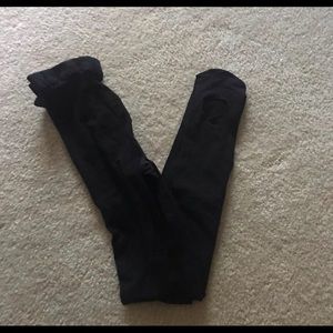 Black ballet tights